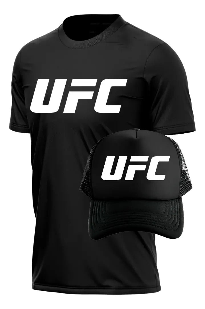 Playera Y Gorra Ufc Ultimate Fighter Championship Mma Box Jj