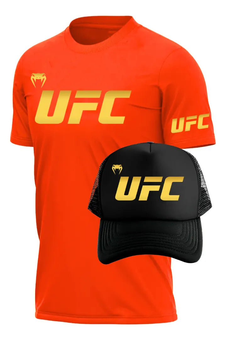 Ufc Playera Y Gorra Ufc Mma Box Muay Thai Kick Boxing Bjj
