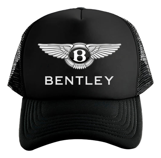 Gorra Trucker Bentley Coche Vehículo Automóvil Automovilismo Negro Ajustable Bntly