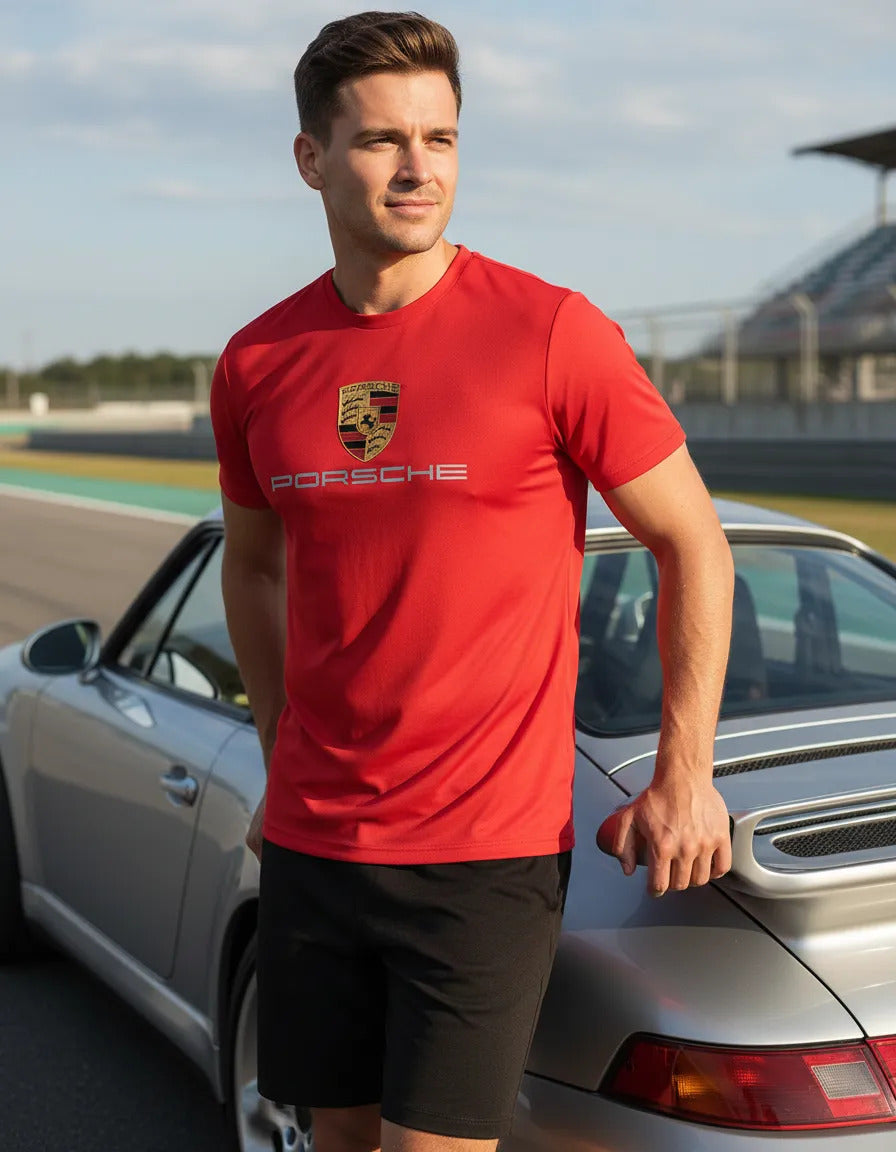 Playera Deportiva Porsche Automovilismo Vehículo Coche Autos