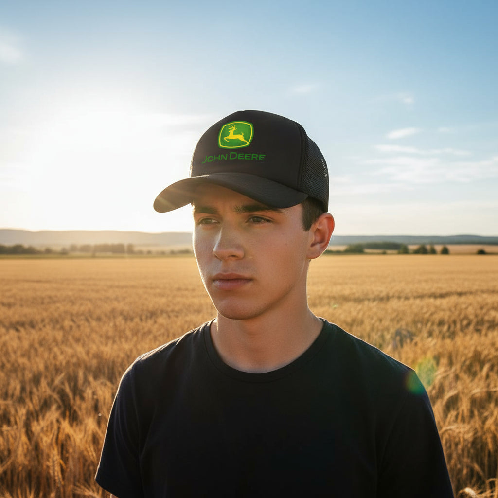 Gorra John Deere Negro Ajustable Jd