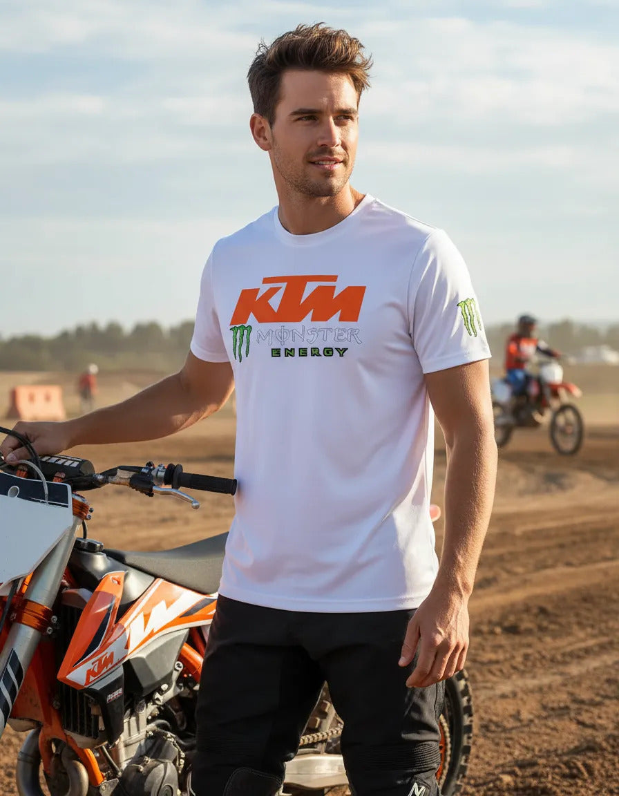 Playera Deportiva Ktm Monster Energ Off Road Motocross