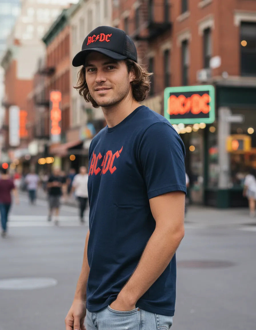 Playera Y Gorra Acdc Música Rock Heavy Metal
