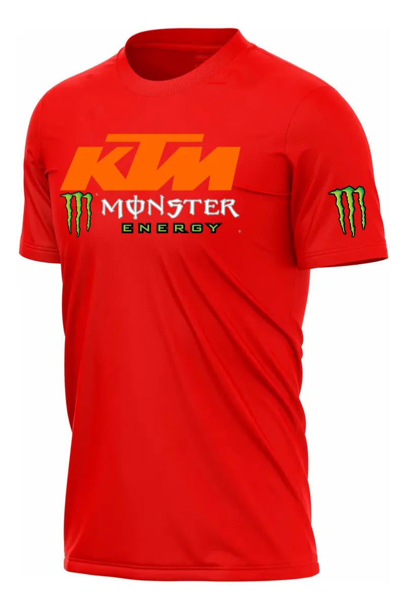 Playera Deportiva Ktm Monster Energ Off Road Motocross