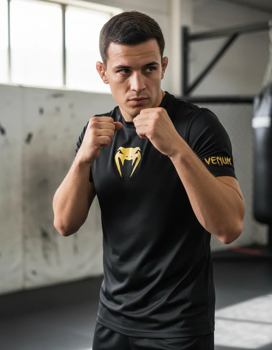 Ufc Playera Deportiva Venum Ufc Mma Box Muay Thai Kb Bjj Tkd