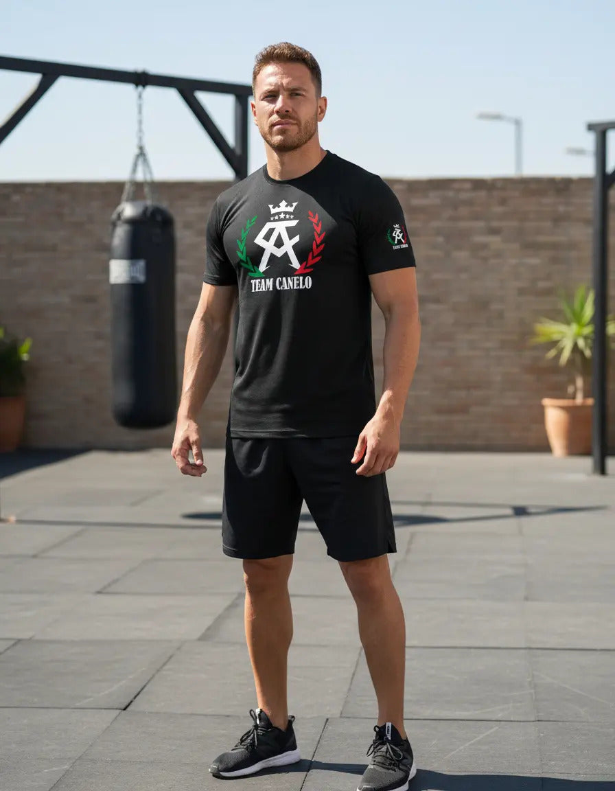 Playera Canelo Vs Crawford Netflix México Box Combate Boxing