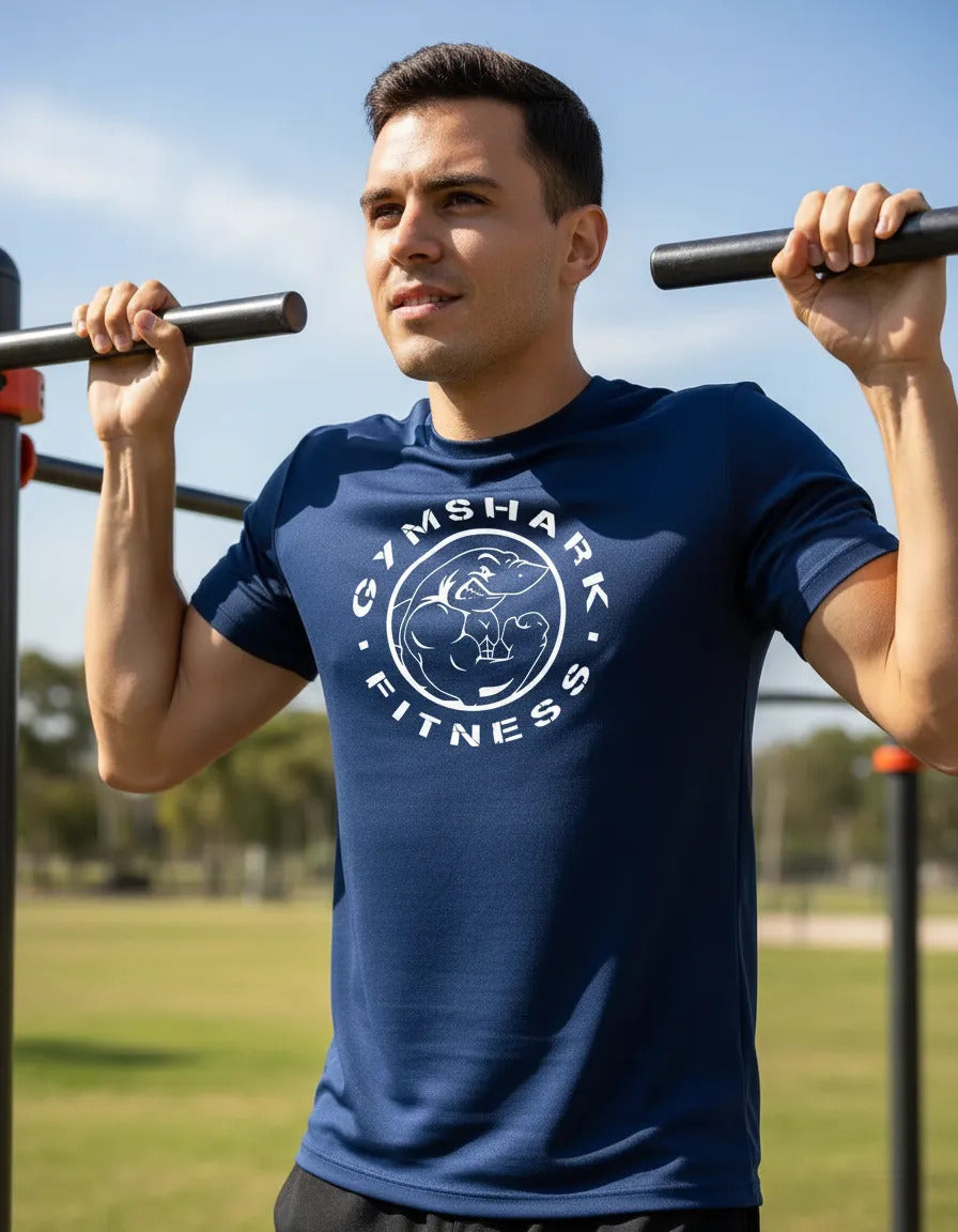 Playera Gym Shark Gym Fitness Running Deportes
