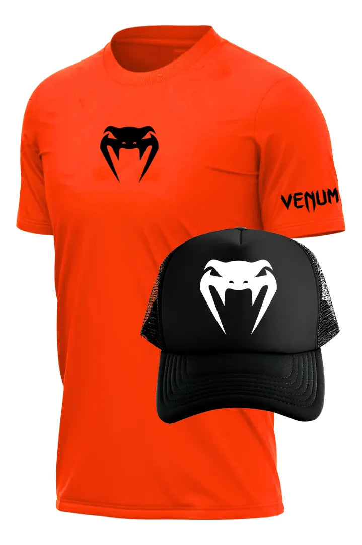 Ufc Playera Y Gorra Venum Ufc Mma Box Muay Thai Kick Boxing