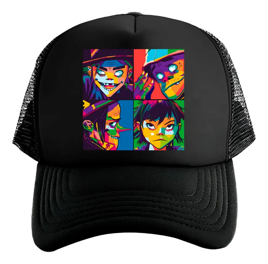 Playera Y Gorra Gorillaz Música Hip Hop Rock Pop Electrónica