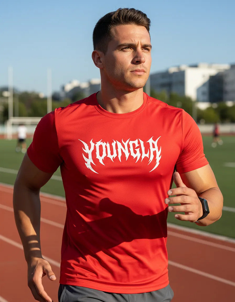 Playera Deportiva Youngla Entrenamiento Fitness Gym Running