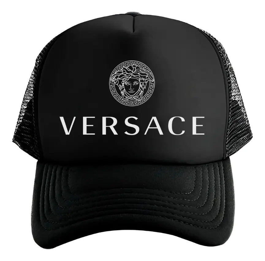 Gorra Versace Moda Moderno Elegante Aesthetic Actualidad Negro Ajustable Versace