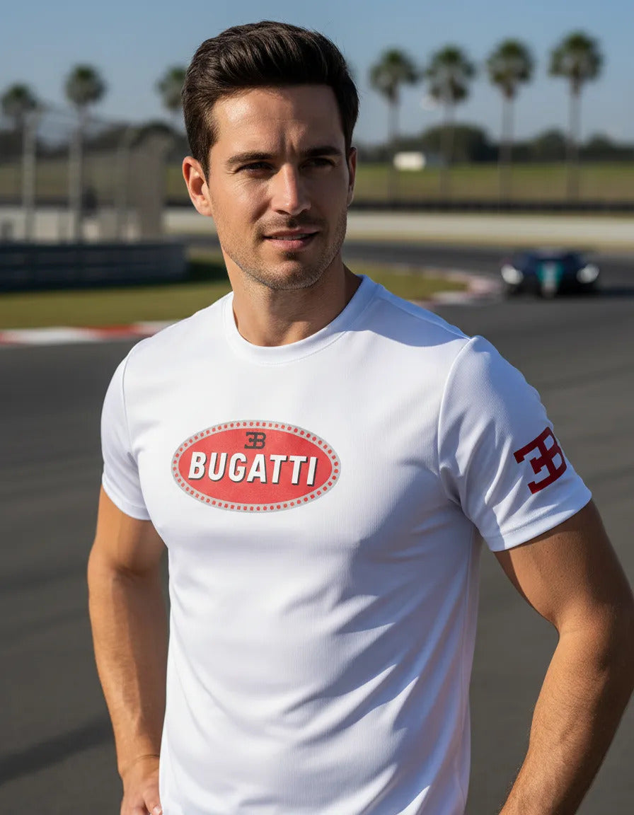 Playera Deportiva Bugatti Automovilismo Vehículo Autos