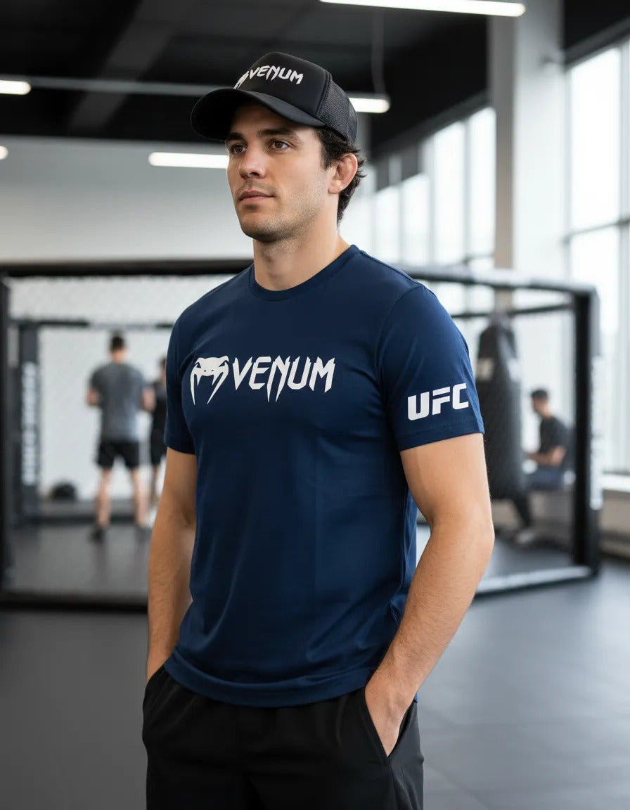 Playera Y Gorra Venum Ufc Classic Mma Box Muay Thai Kb Bjj