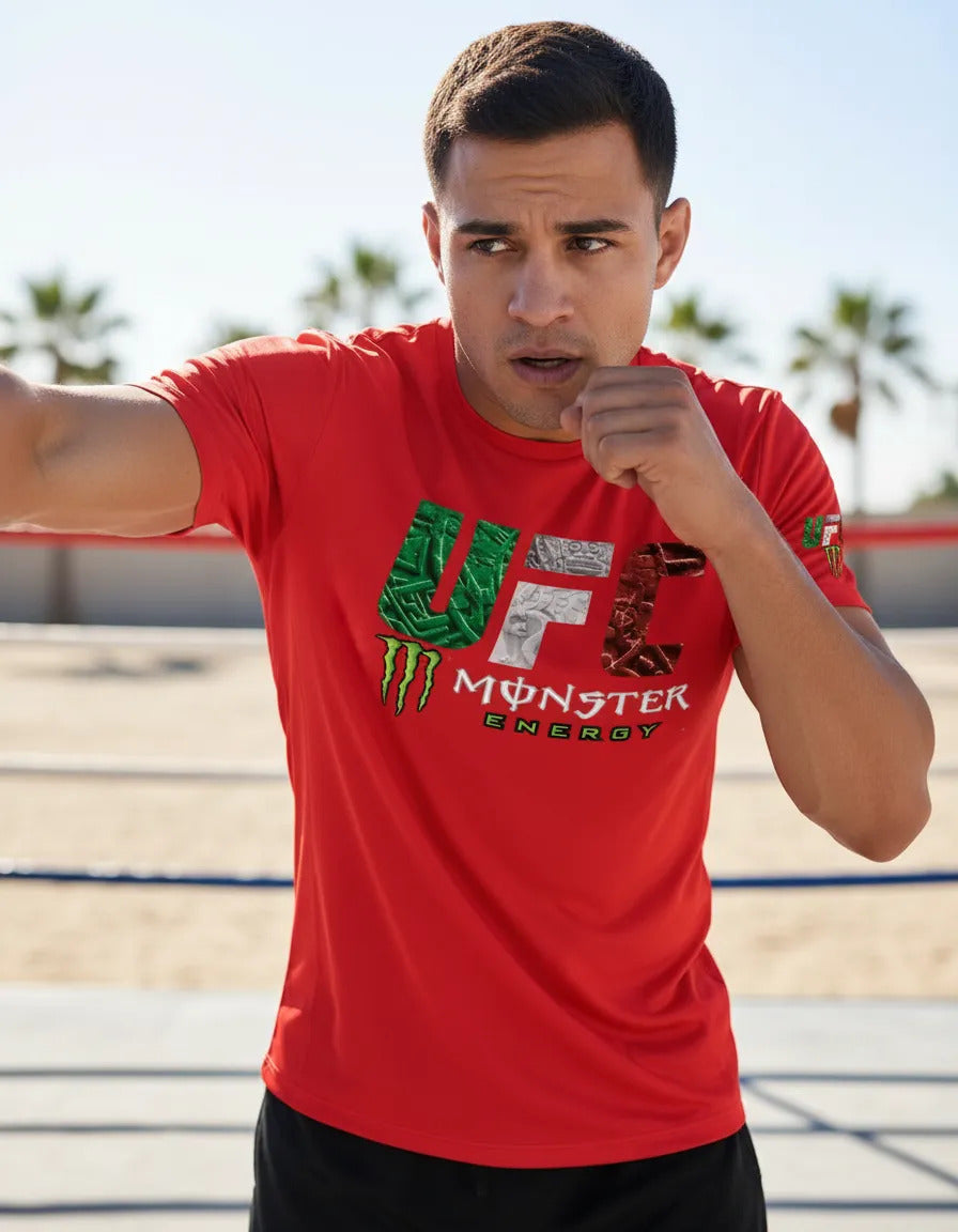 Playera Ufc Monster Energ Mma Box Muay Thai Bjj Kick Boxing
