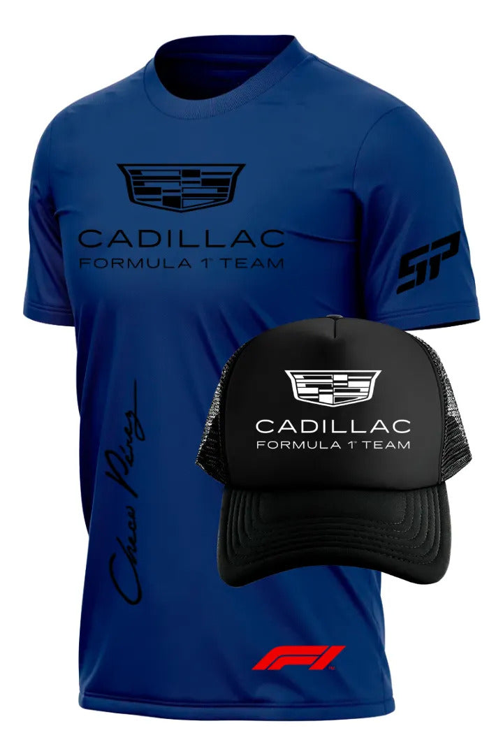Playera Y Gorra Cadillac Formula 1 Team F1 Automovilismo