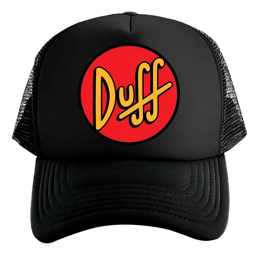 Gorra Duff Cerveza Los Simpson Negro Ajustable Duff