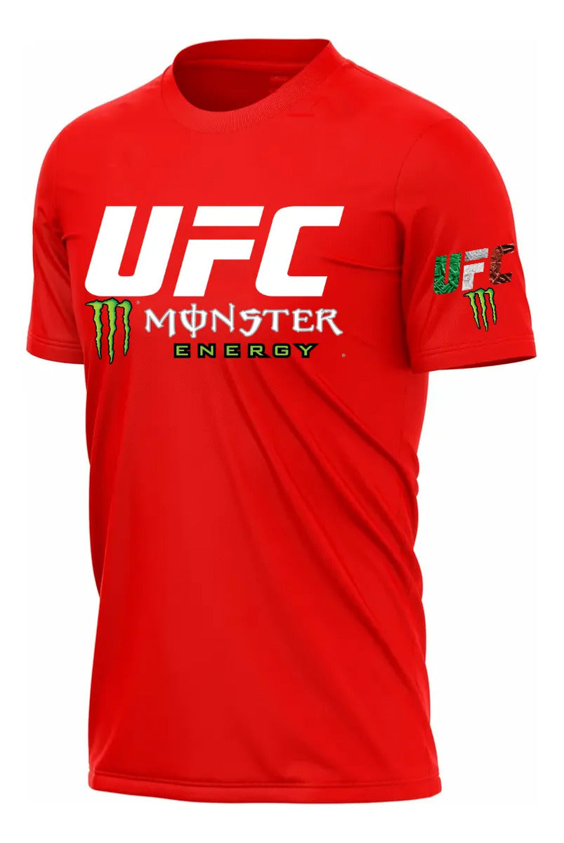 Playera Dry Fit Ufc Monster Energ Mma Box Muay Thai Bjj Kb