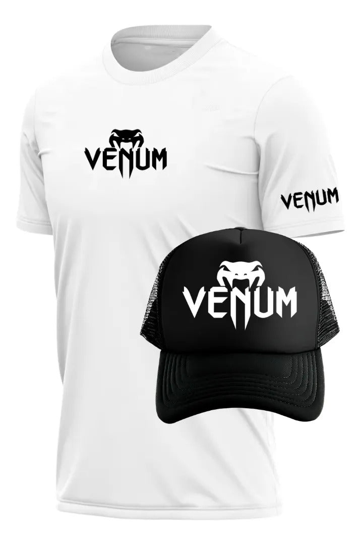 Ufc Playera Y Gorra Venum Ufc Mma Box Muay Thai Kick Boxing