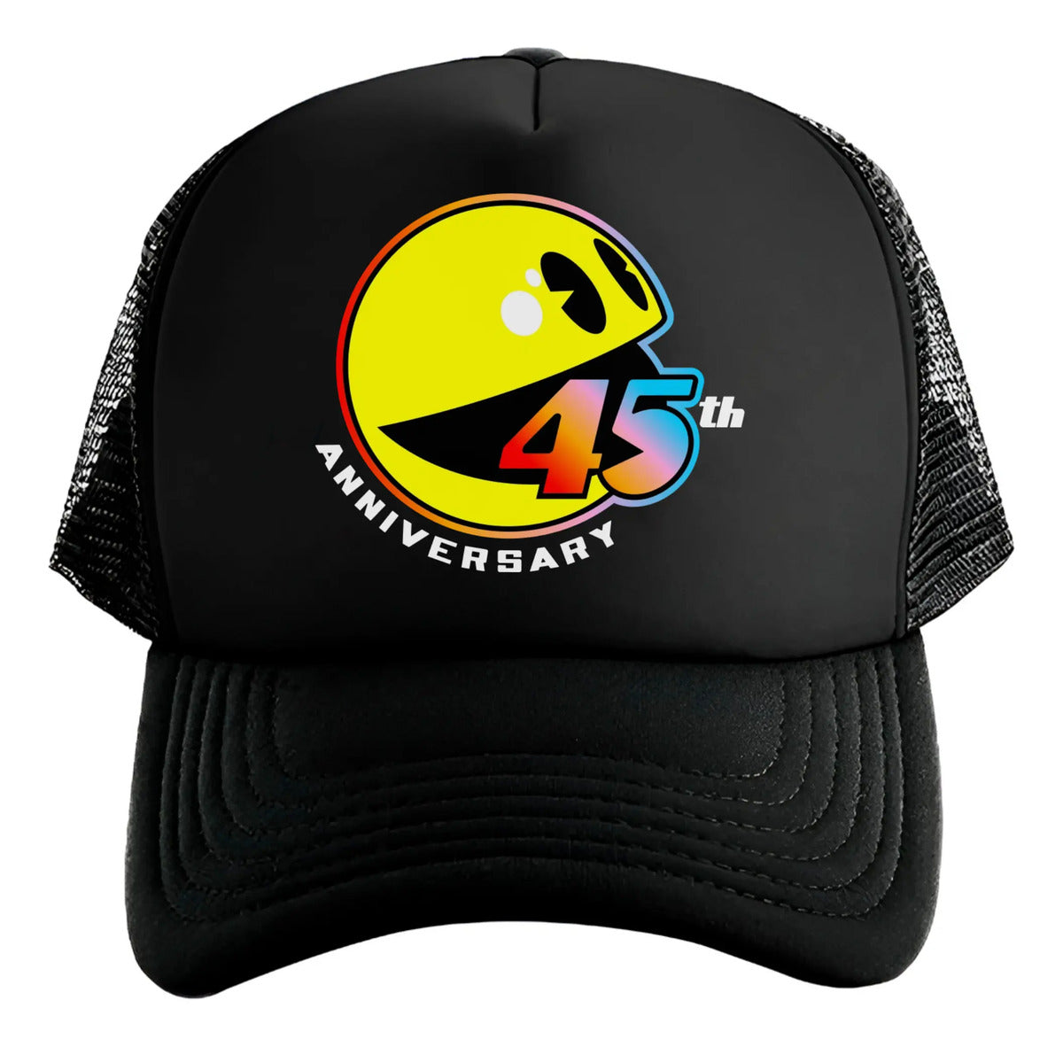 Gorra Pac Man 45th Anniversary Negro Ajustable Pac-man