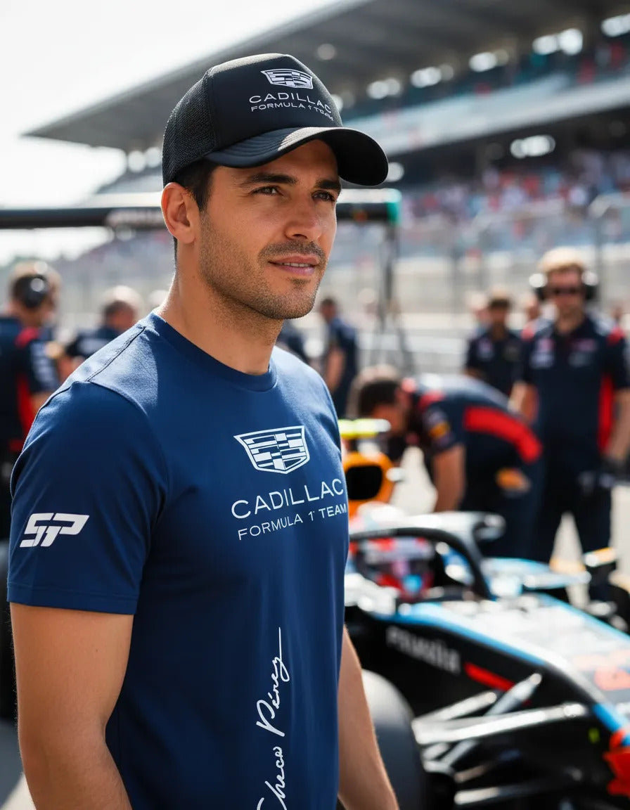 Playera Y Gorra Cadillac Formula 1 Team F1 Automovilismo