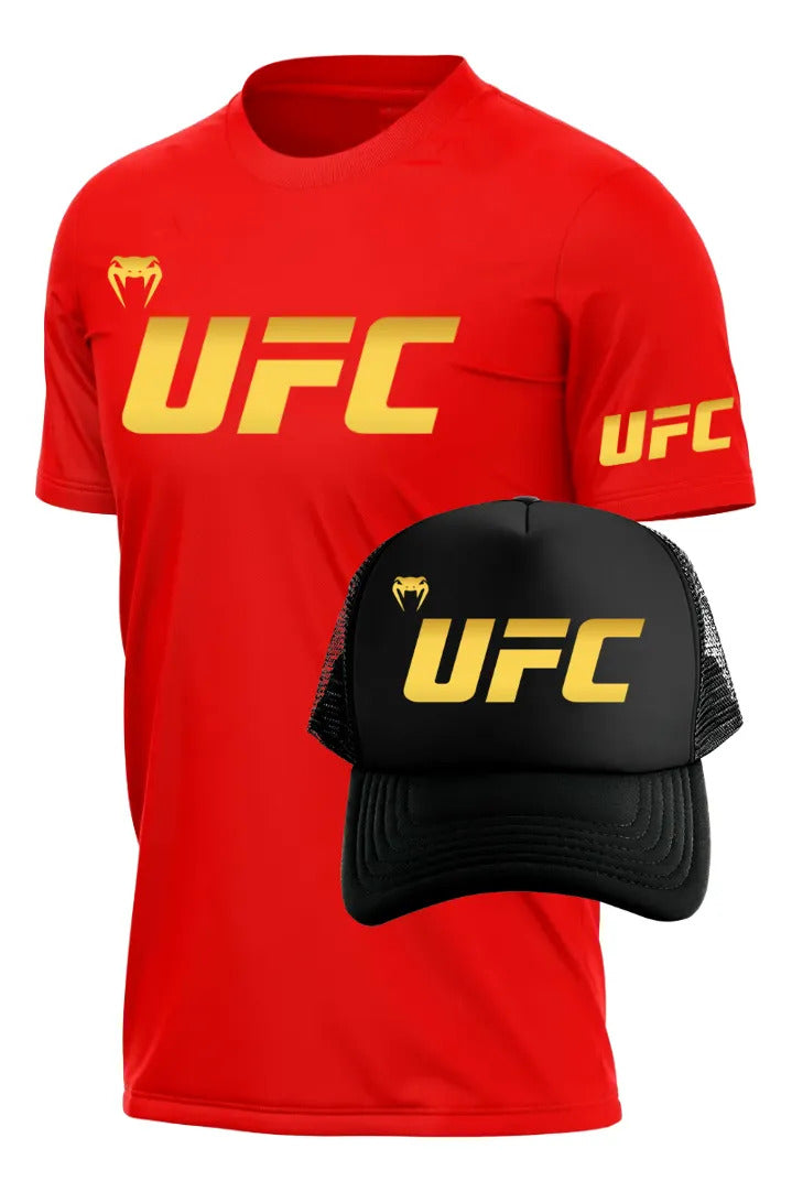 Ufc Playera Y Gorra Ufc Mma Box Muay Thai Kick Boxing Bjj