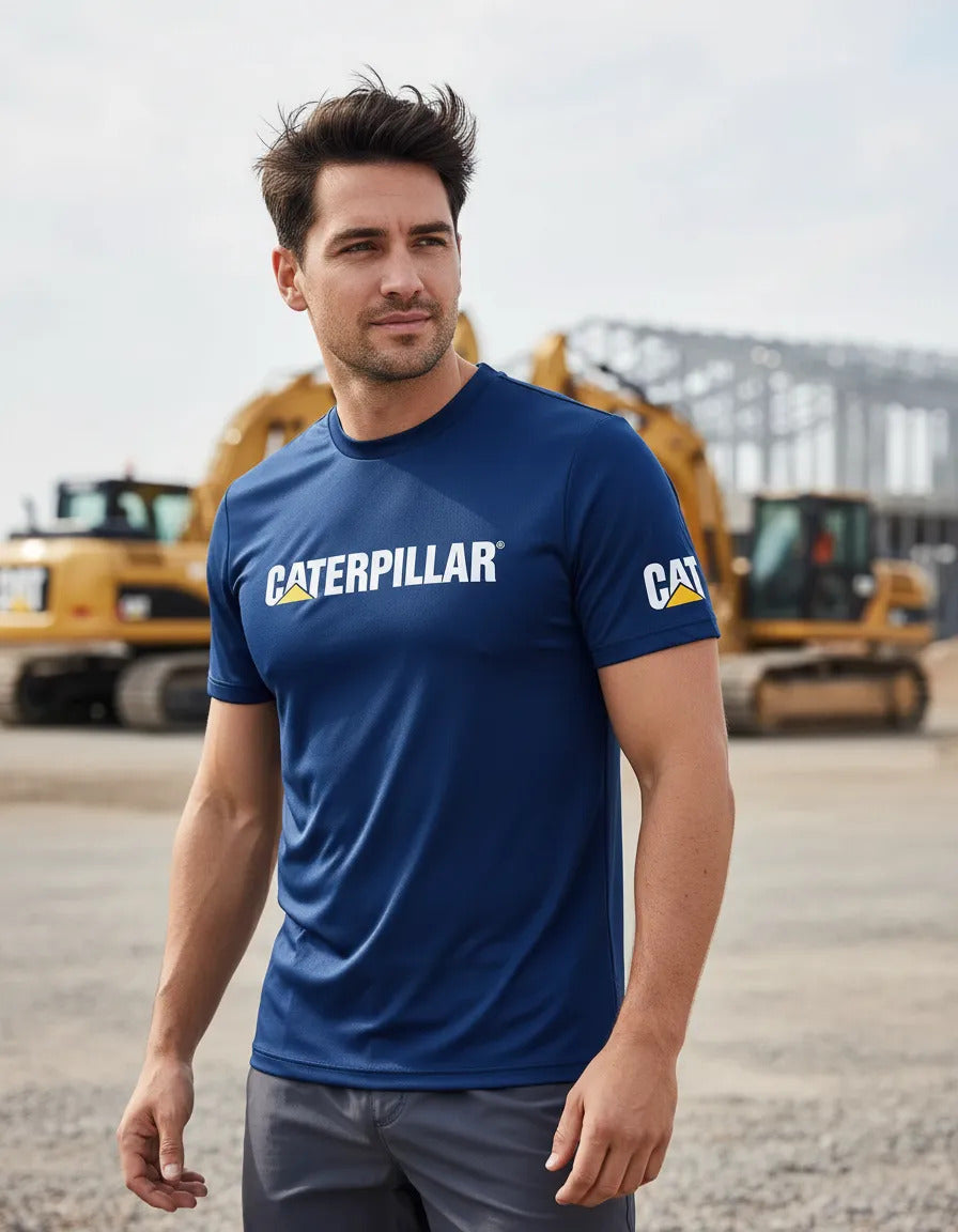 Playera Deportiva Caterpillar Maquinaria Construcción
