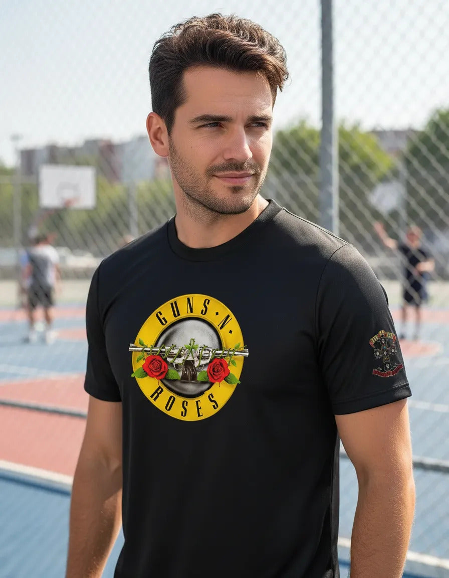 Playera Deportiva Guns & Roses Música Rock Slash Axel Rose