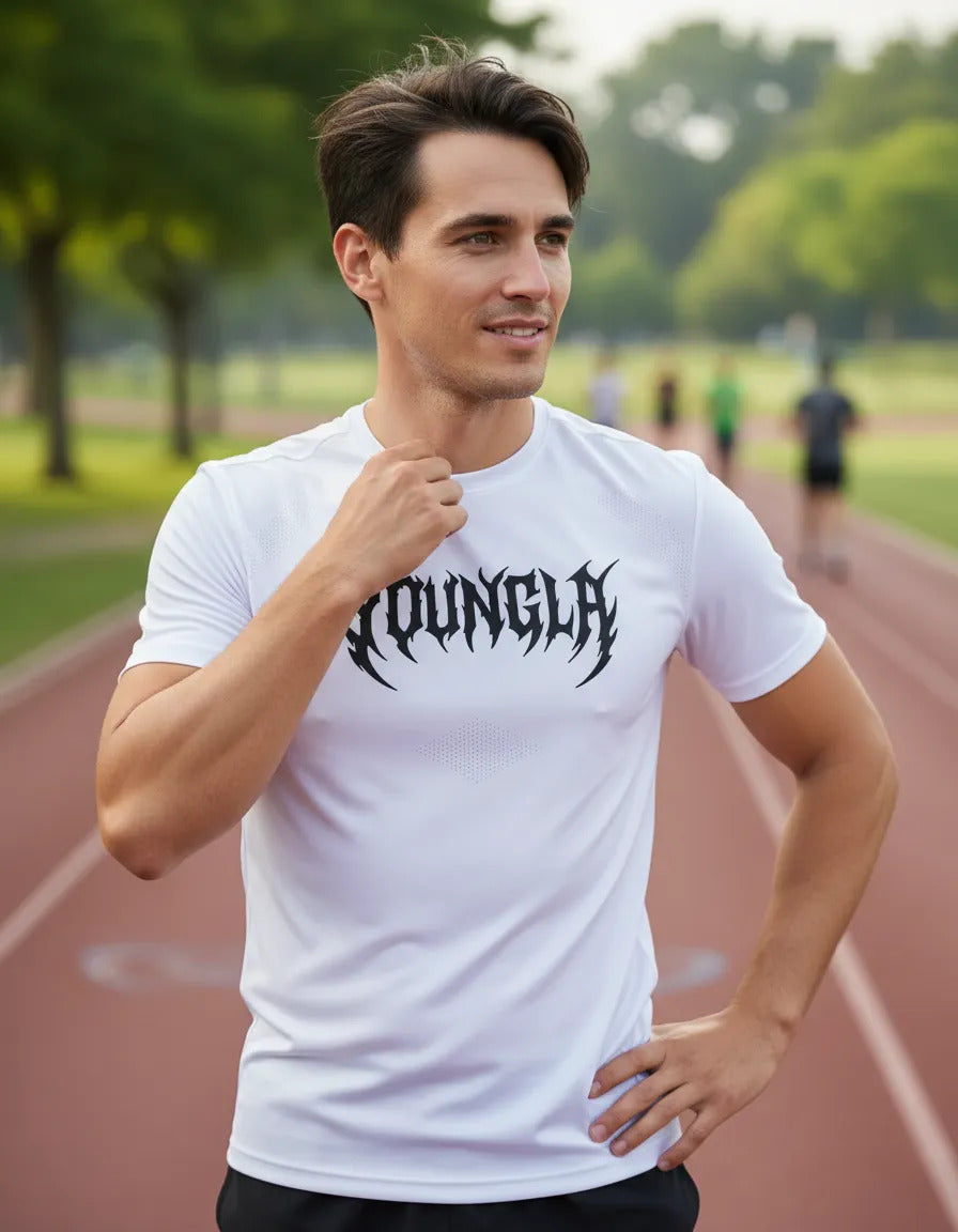 Playera Youngla Entrenamiento Fitness Gym Running Deportes