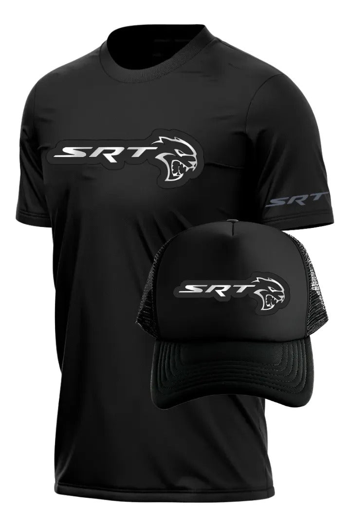 Playera Y Gorra Hellcat Dodge Srt Challenger Automovilismo