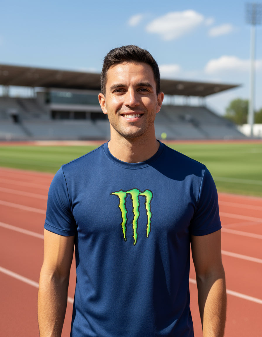 Playera Monster Energ Ufc Mma Box F1 Fútbol Gaming Algodón