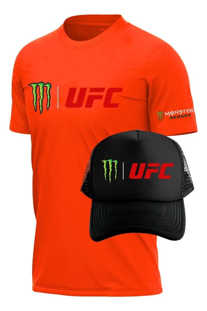 Playera Y Gorra Monster X Ufc