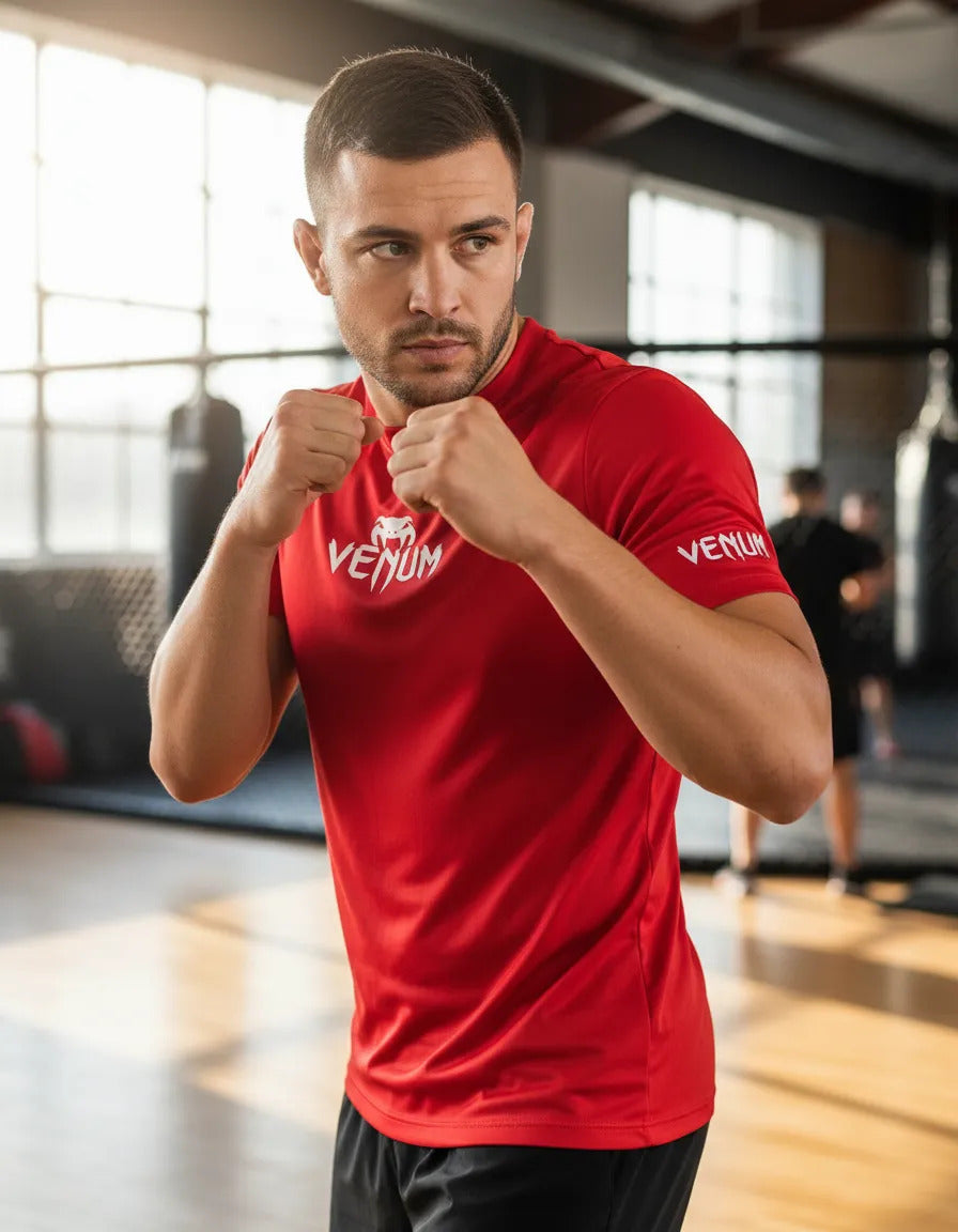 Ufc Playera Deportiva Venum Ufc Mma Box Muay Thai Kb Bjj Tkd