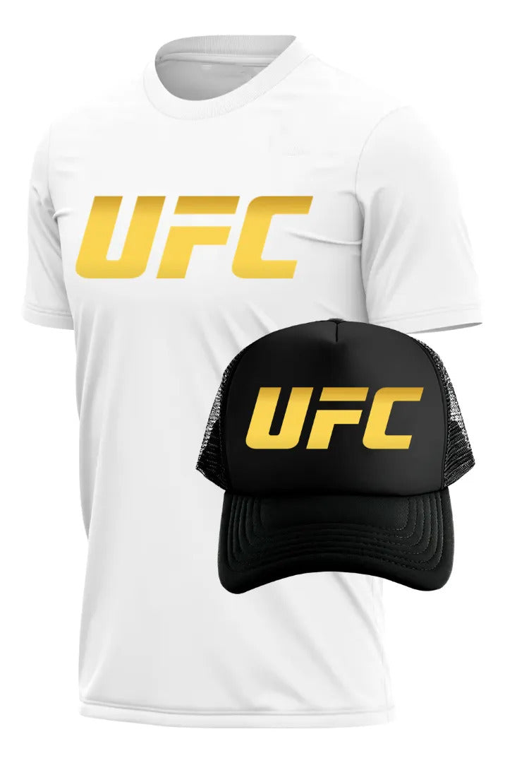 Playera Y Gorra Ufc Ultimate Fighter Championship Mma Box Jj