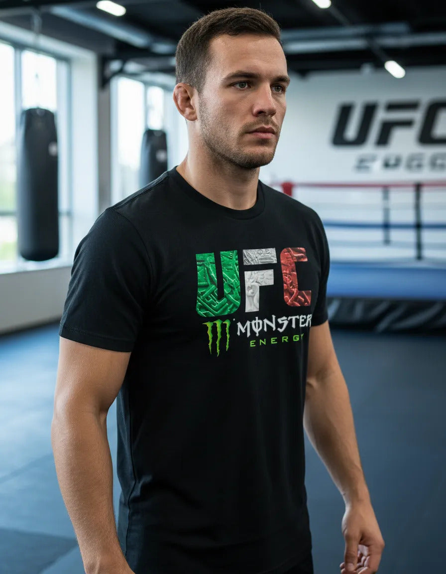 Playera Ufc Monster Energ Mma Box Muay Thai Bjj Kick Boxing