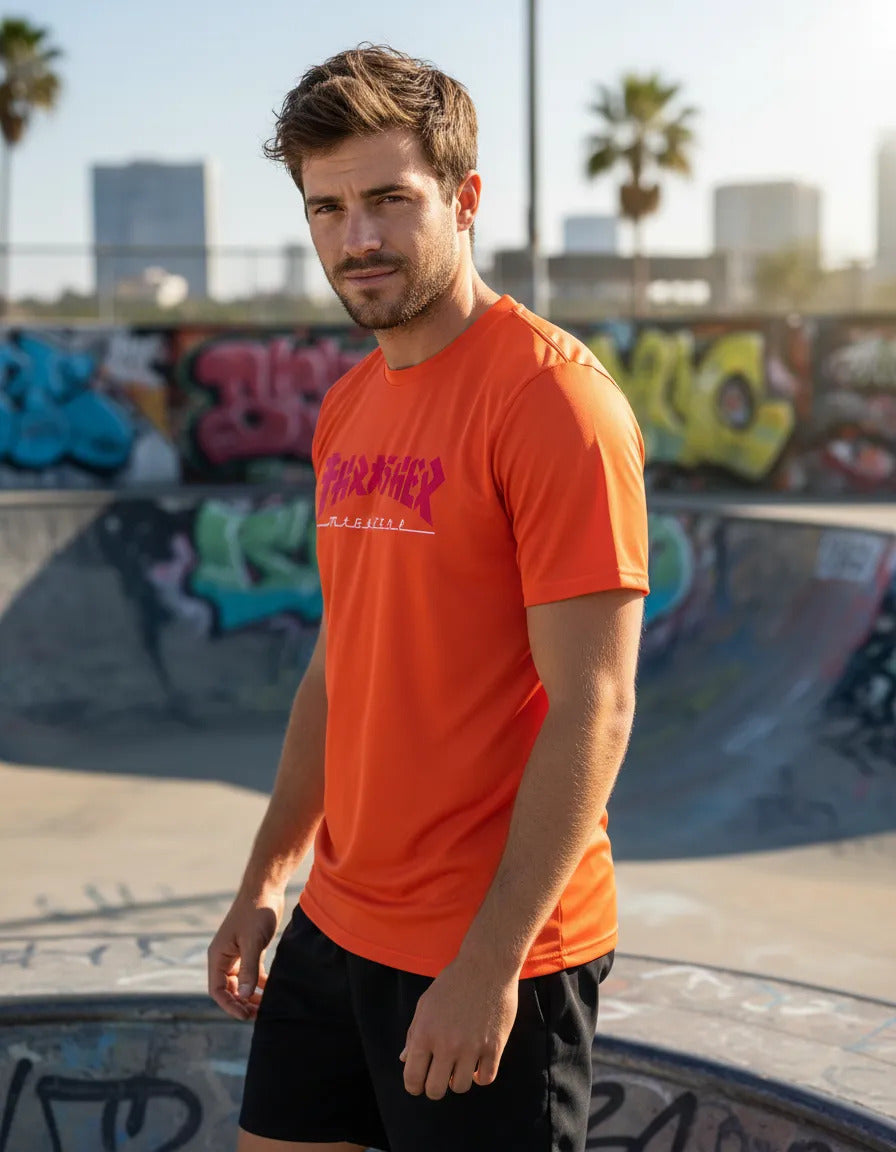 Playera Deportiva Thrasher Magazine Godzilla Skate Urbano