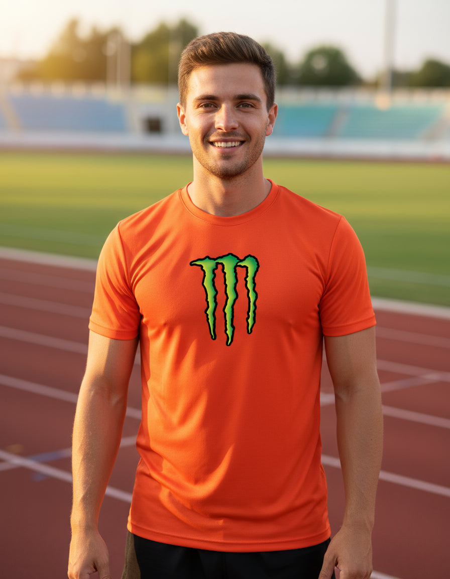 Playera Monster Energ Ufc Mma Box F1 Fútbol Gaming Algodón