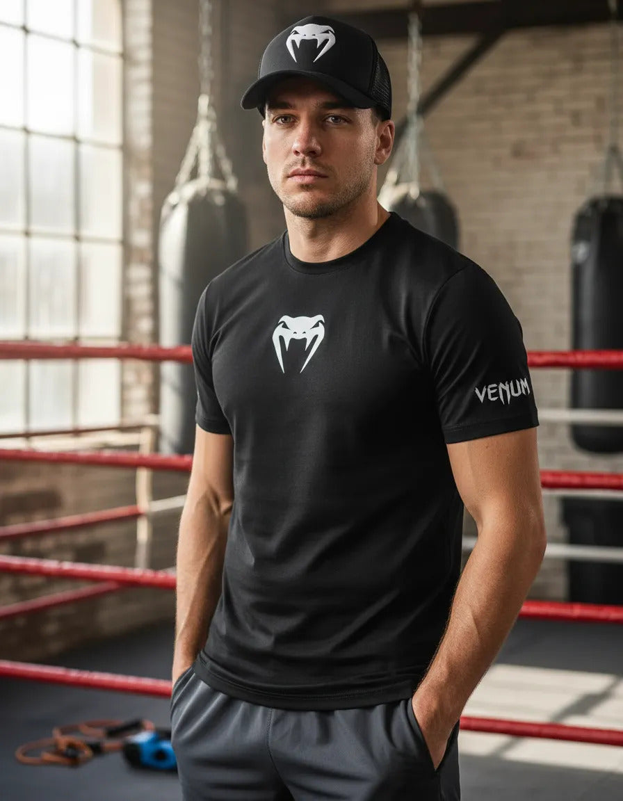 Ufc Playera Y Gorra Venum Ufc Mma Box Muay Thai Kick Boxing