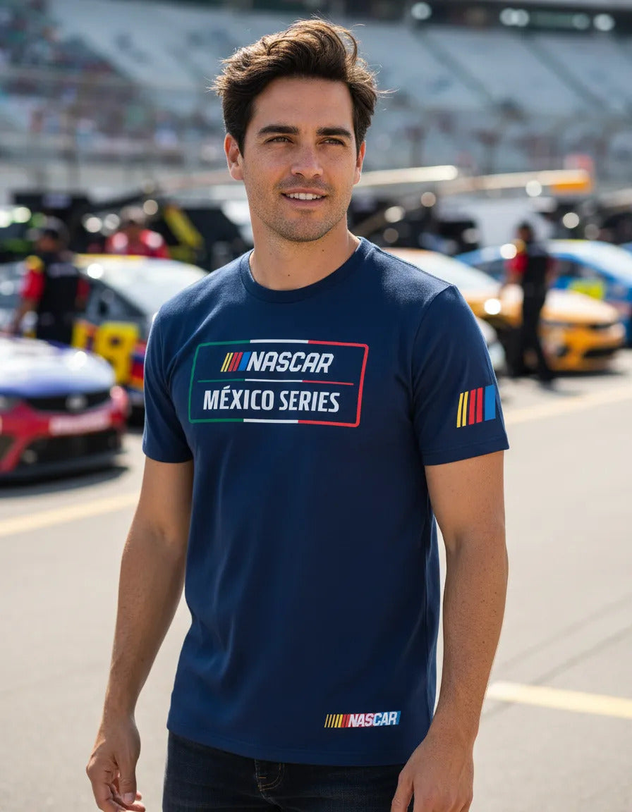 Playera Nascar Coche Automovilismo México Autos