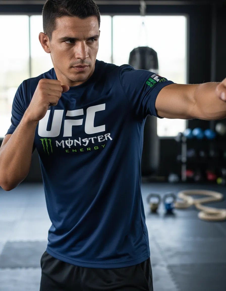 Playera Dry Fit Ufc Monster Energ Mma Box Muay Thai Bjj Kb