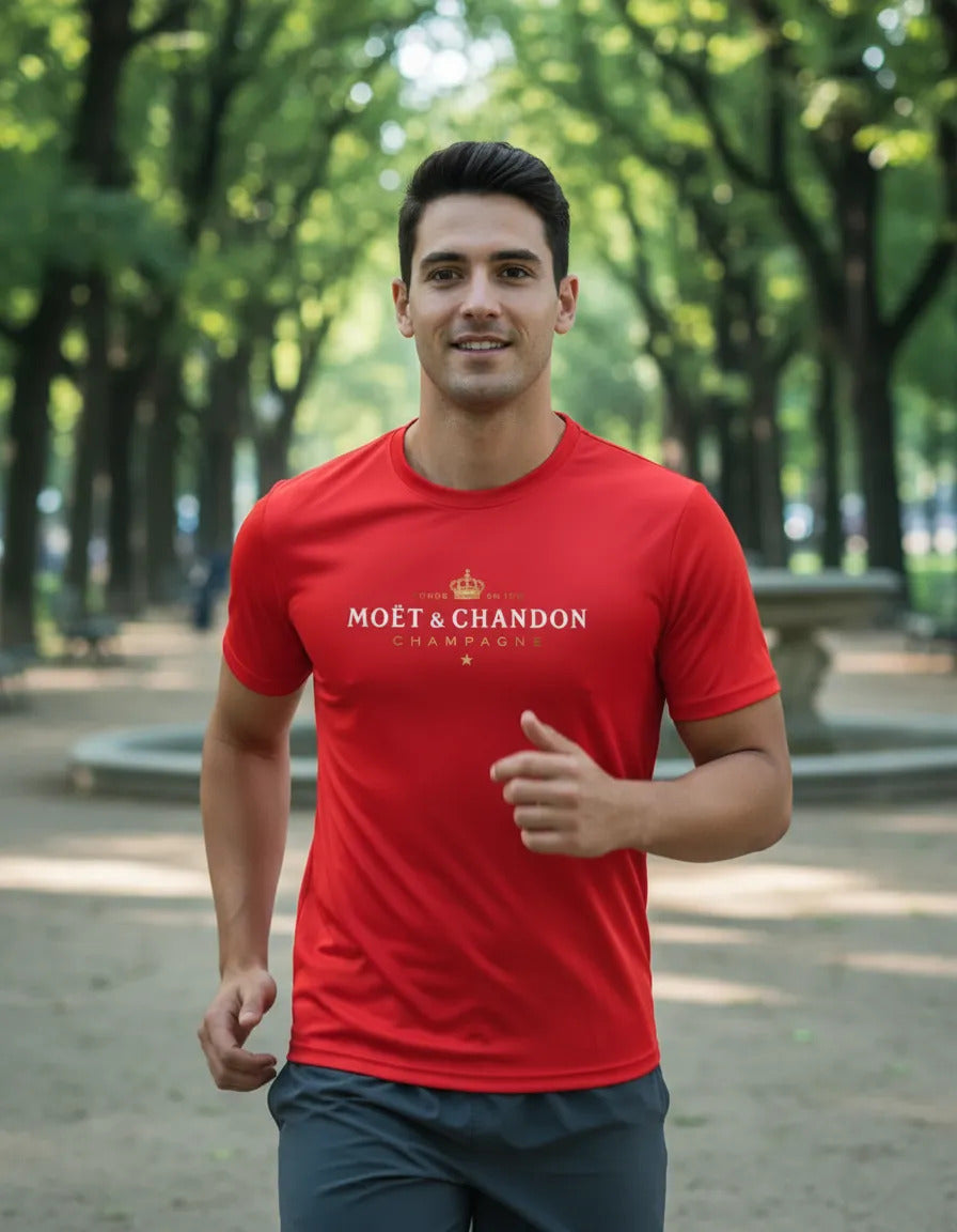 Playera Deportiva Moët & Chandon Champagne Elegante Moda
