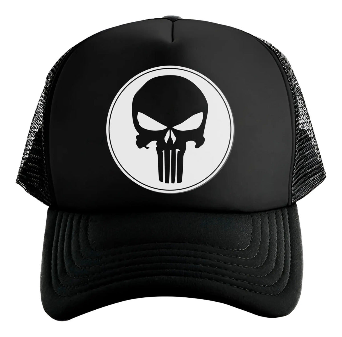 Gorra Punisher Marvel Cómics Negro Ajustable Punisher