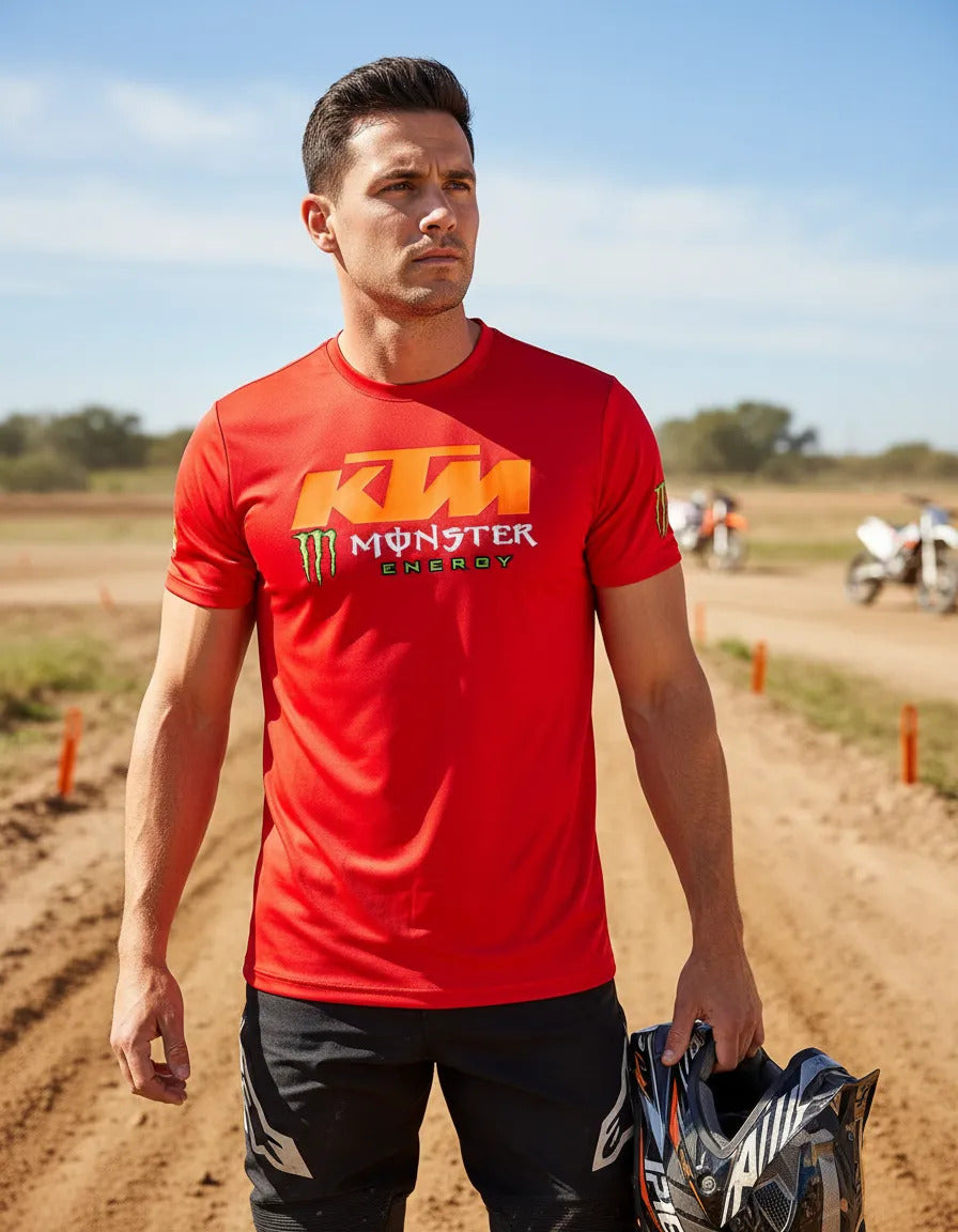 Playera Deportiva Ktm Monster Energ Off Road Motocross
