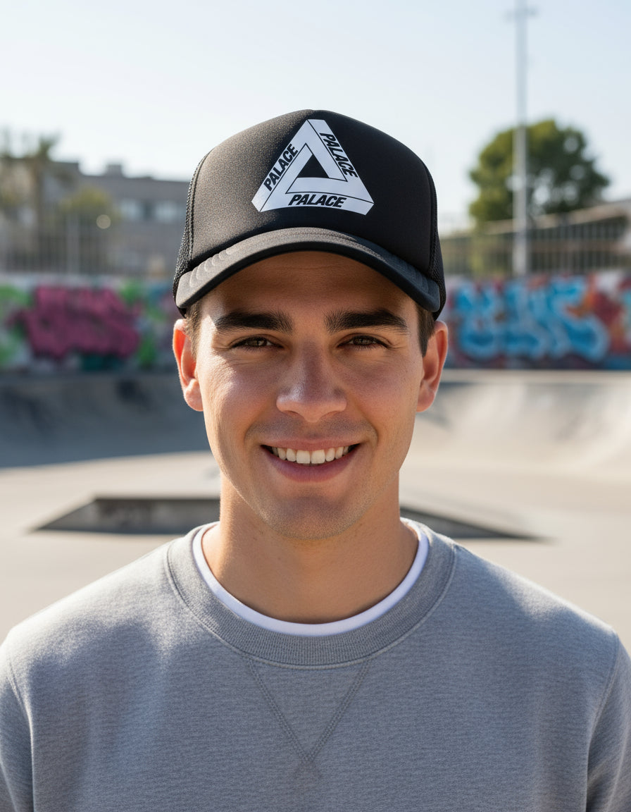 Gorra Palace Moda Moderno Elegante Aesthetic Actualidad Negro Ajustable Palace
