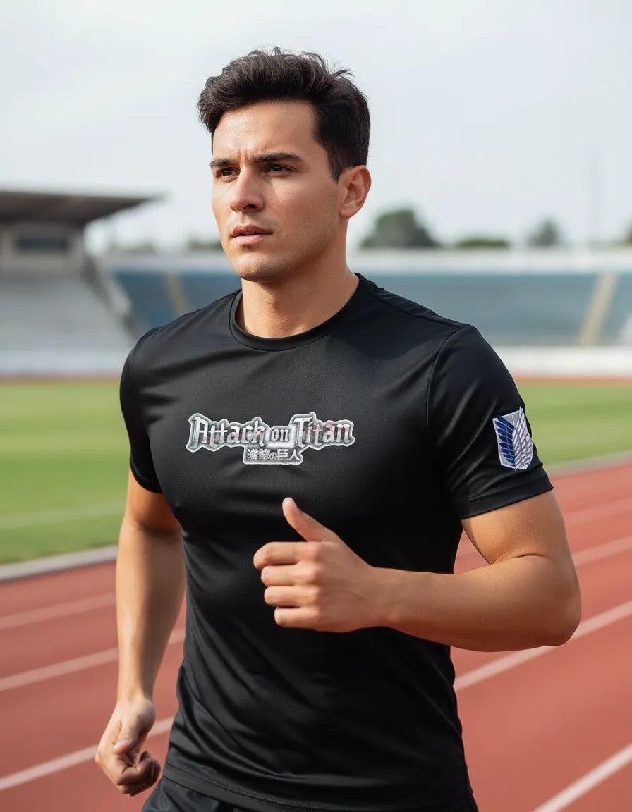Playera Deportiva Attack On Tittan Shingeki No Kyojin Anime