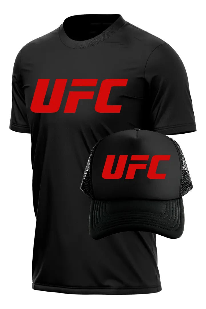 Playera Y Gorra Ufc Ultimate Fighter Championship Mma Box Jj