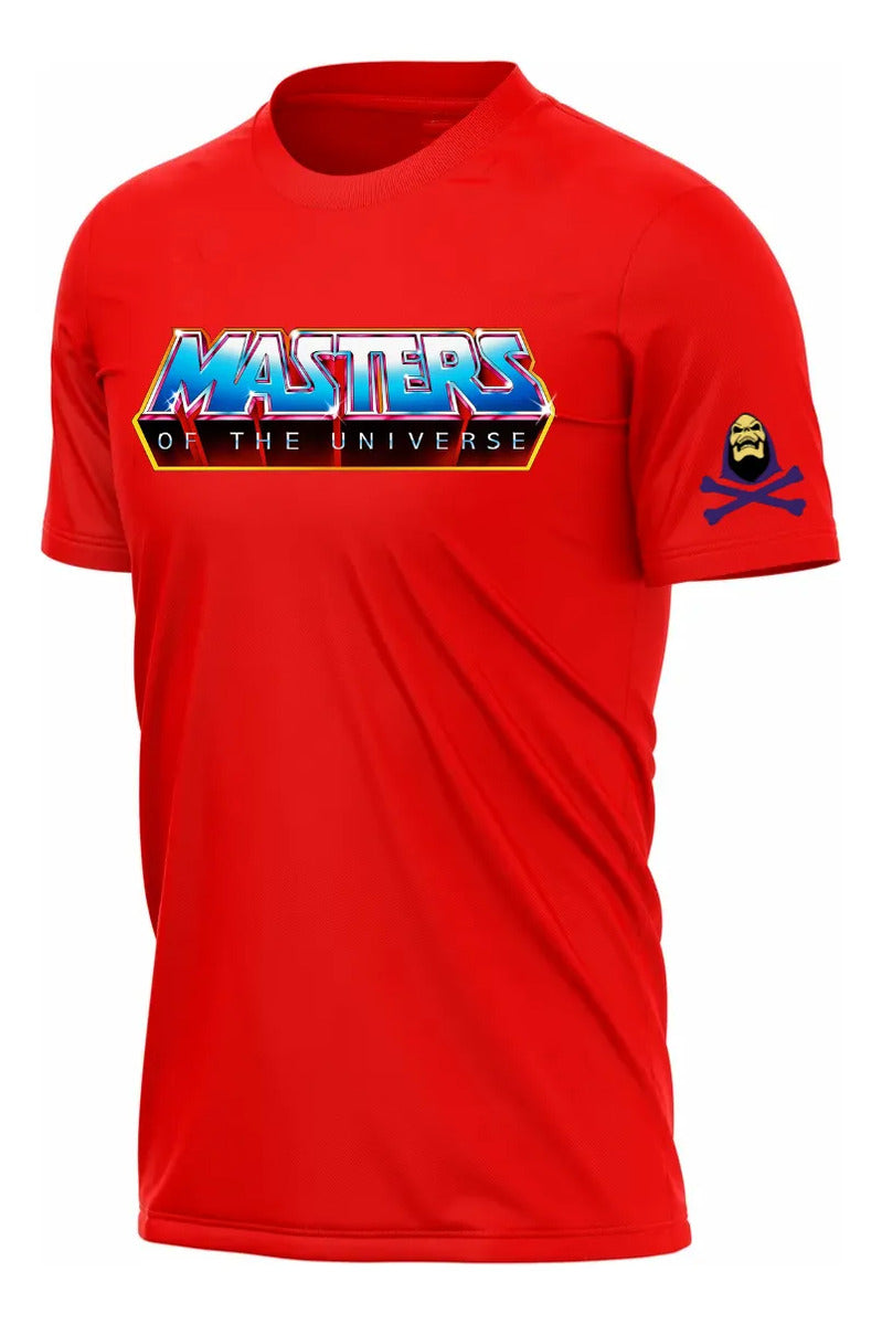Playera Masters Of The Universe He Man Skeletor Rojo Logo G
