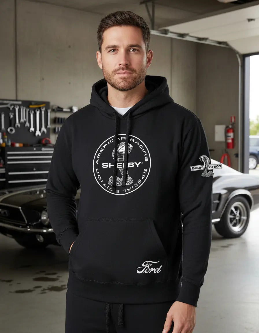 Sudadera Shelby Cobra Ford Mustang Coche Vehículo Auto