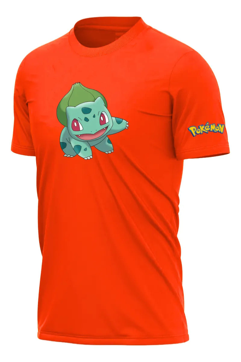 Playera Deportiva Squirtle Charmander Bulbasaur Pokémon