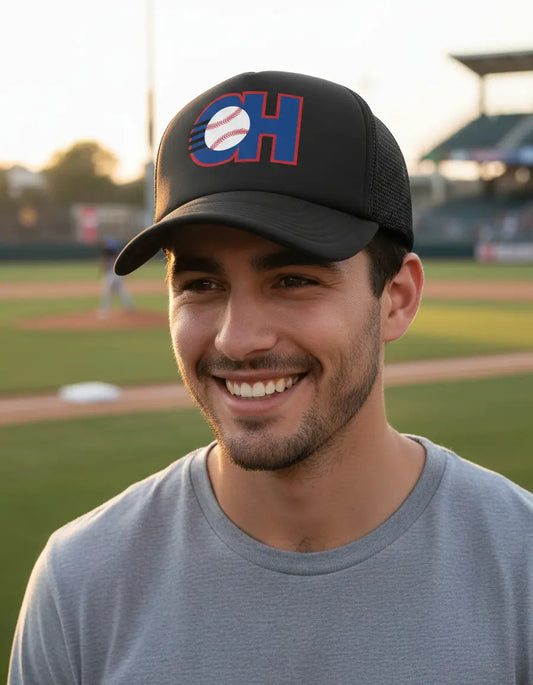 Gorra Trucker Charros Jalisco Béisbol Lmb México Deportes Negro Ajustable Charros