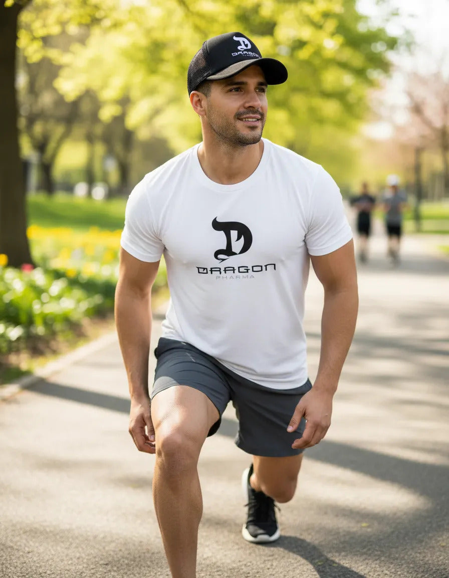 Playera Y Gorra Dragon Pharma Gym Fitness Running Deportes